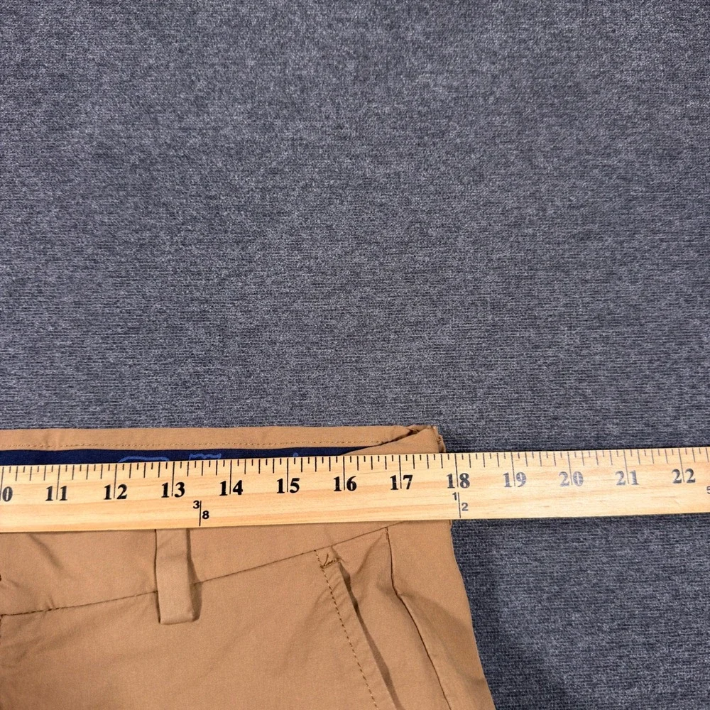 Vineyard Vines Performance Pants Men 35x32 Tan Khaki Chino Stretch Golf Casual